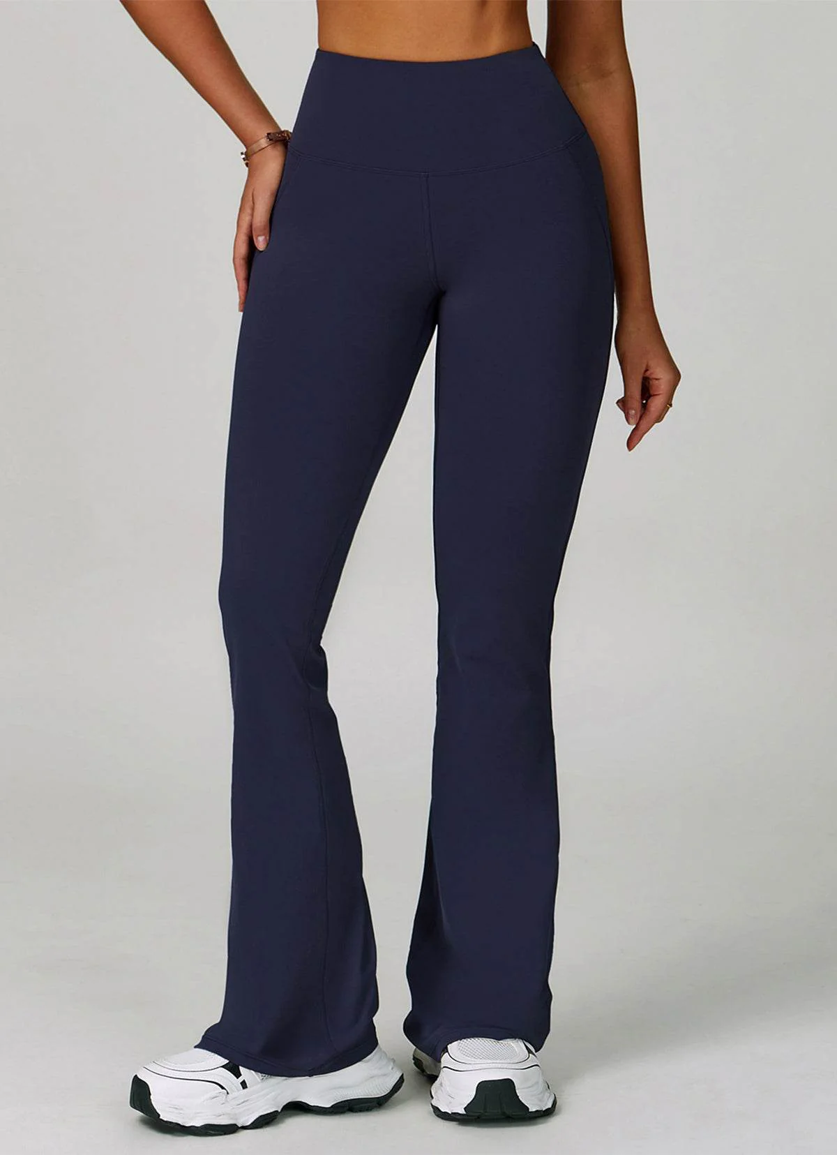 High Waist Tummy Control Running Flared Pant - Artadvier
