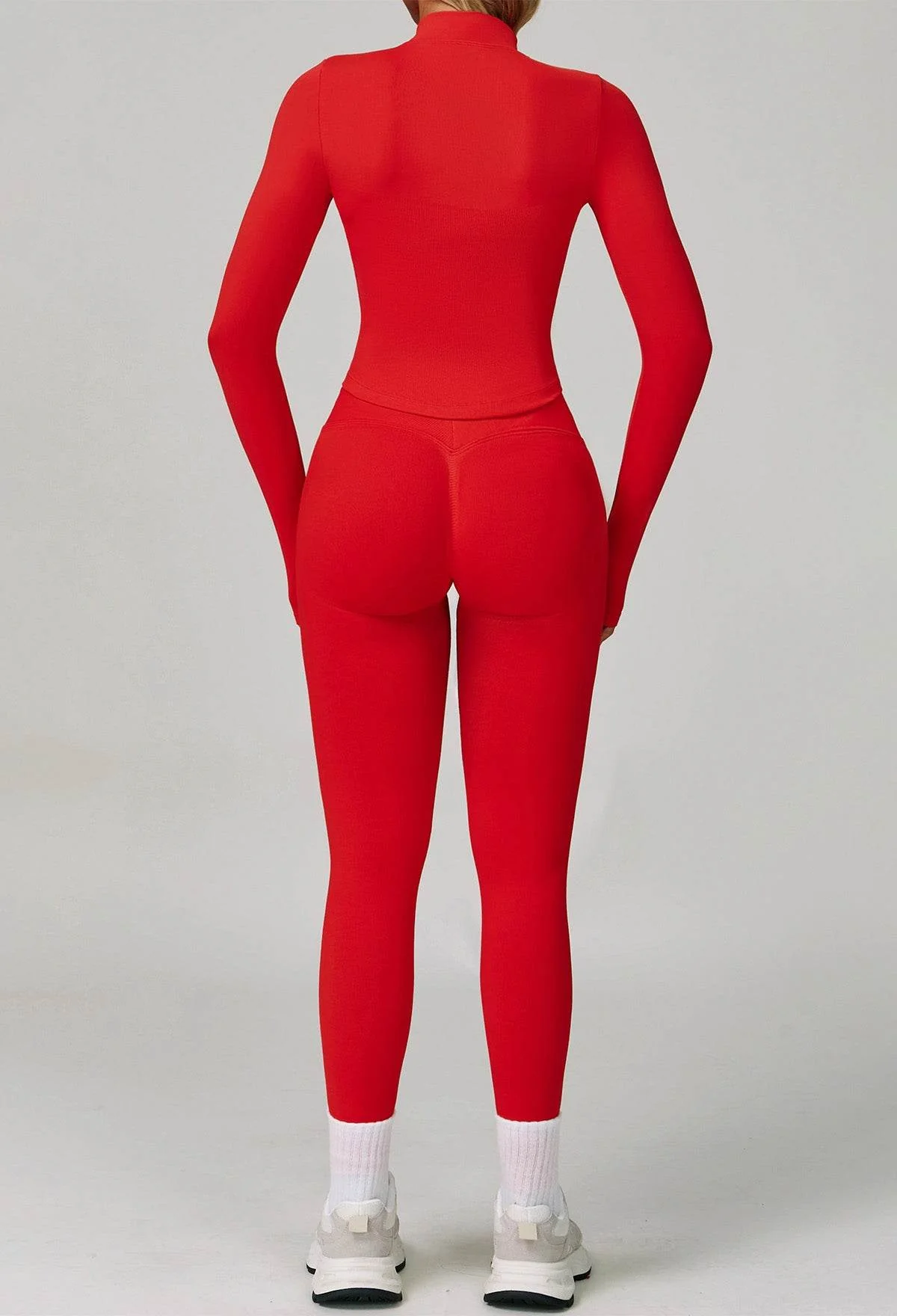 Activewear Set with Full Zip Jacket and Legging - Artadvier