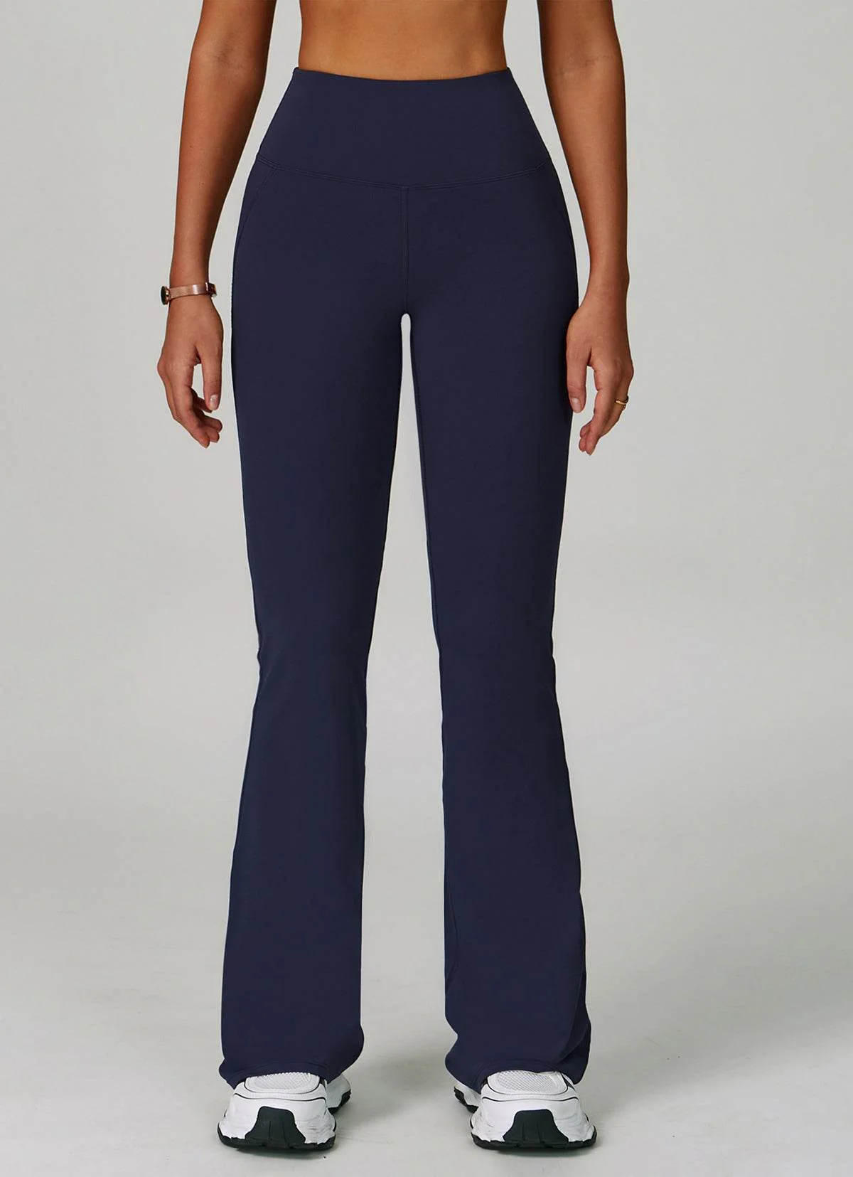High Waist Tummy Control Running Flared Pant - Artadvier