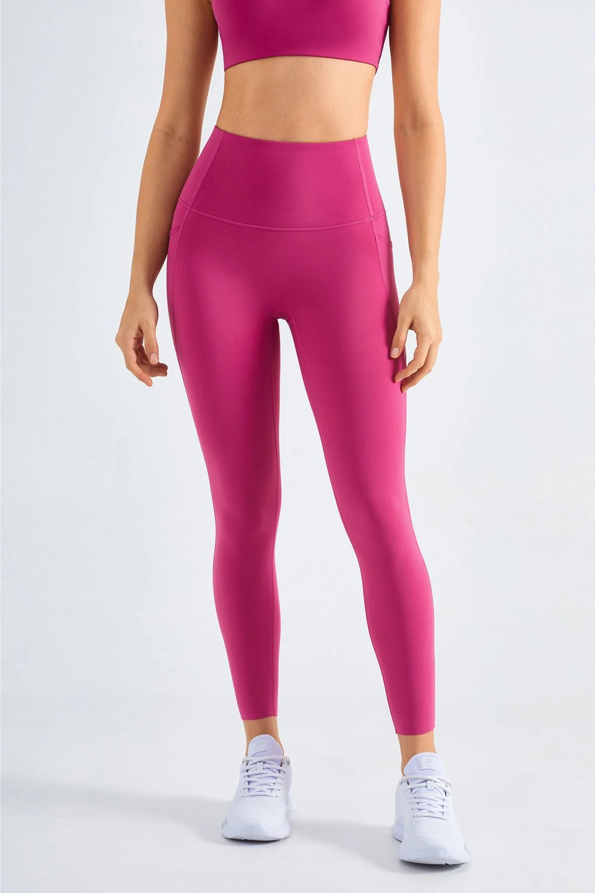 High-Rise Gym Leggings with Pockets - Artadvier