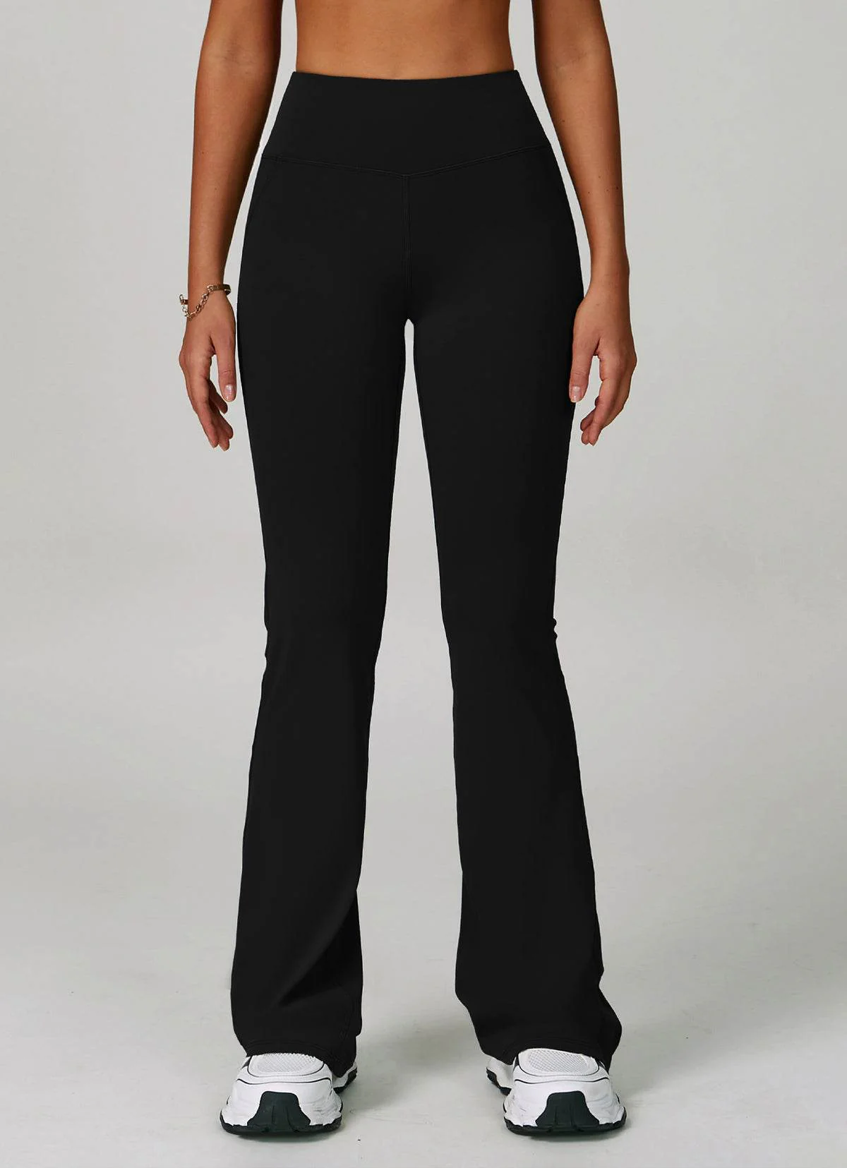 High Waist Tummy Control Running Flared Pant - Artadvier