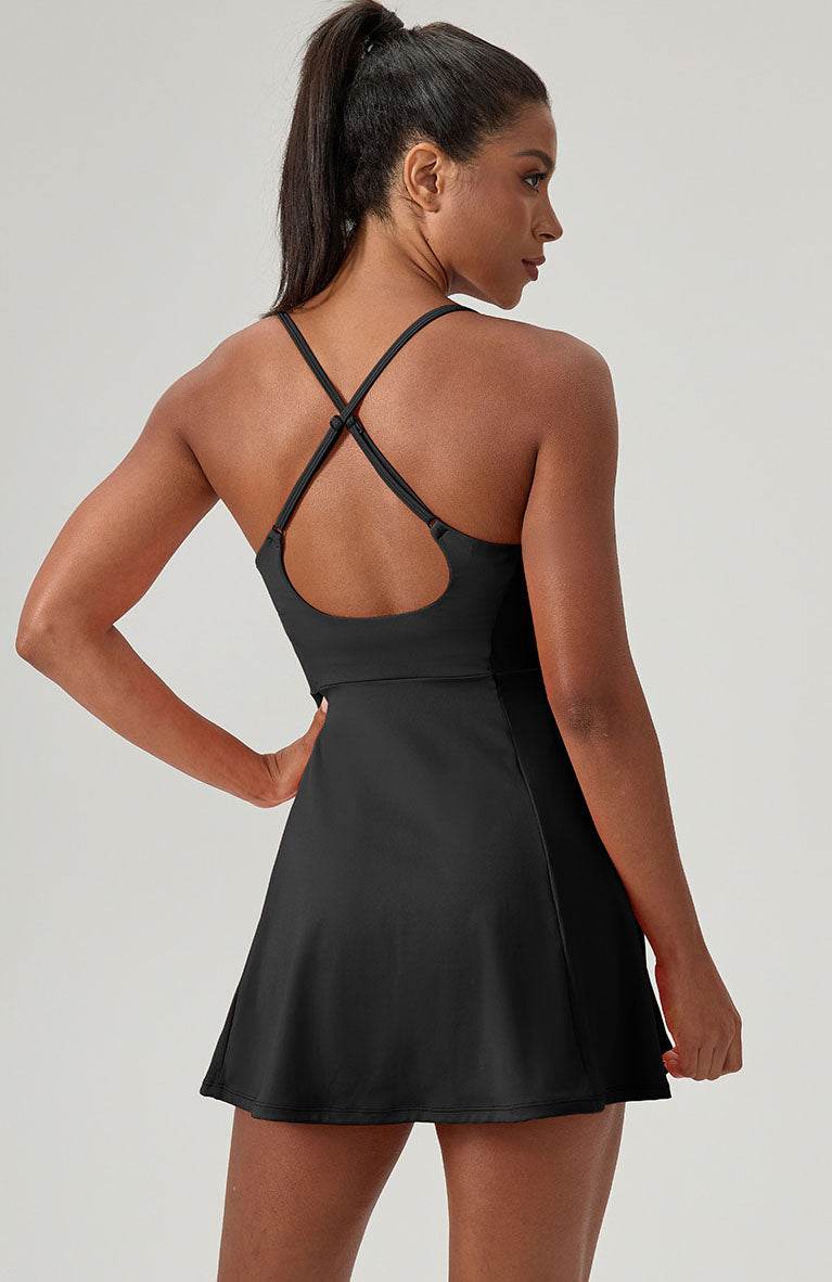 One Piece Tennis Dress with Stretch and Comfort - Artadvier