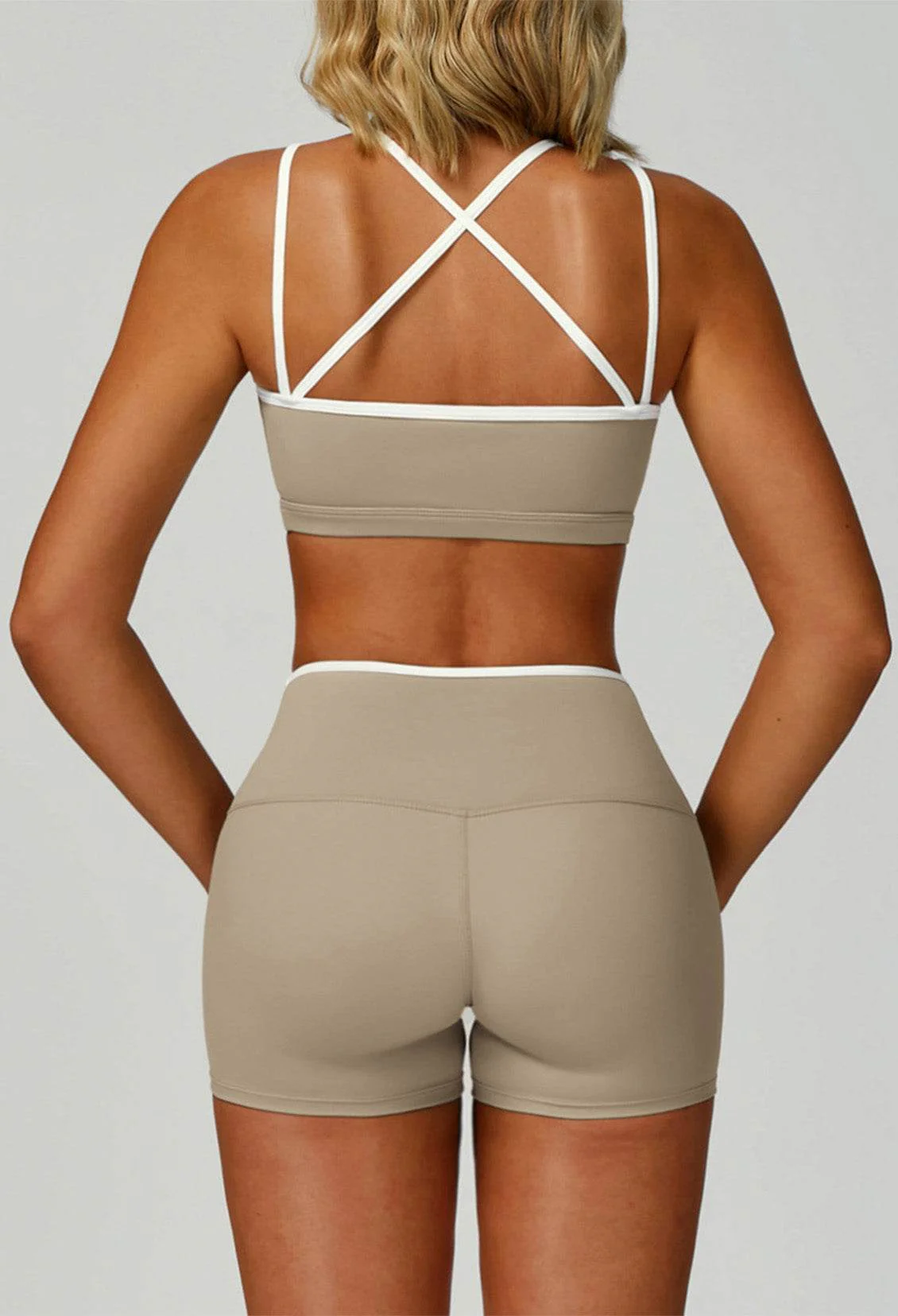 Double Shoulder Straps Sports Bras with Removable Chest Pad - Artadvier